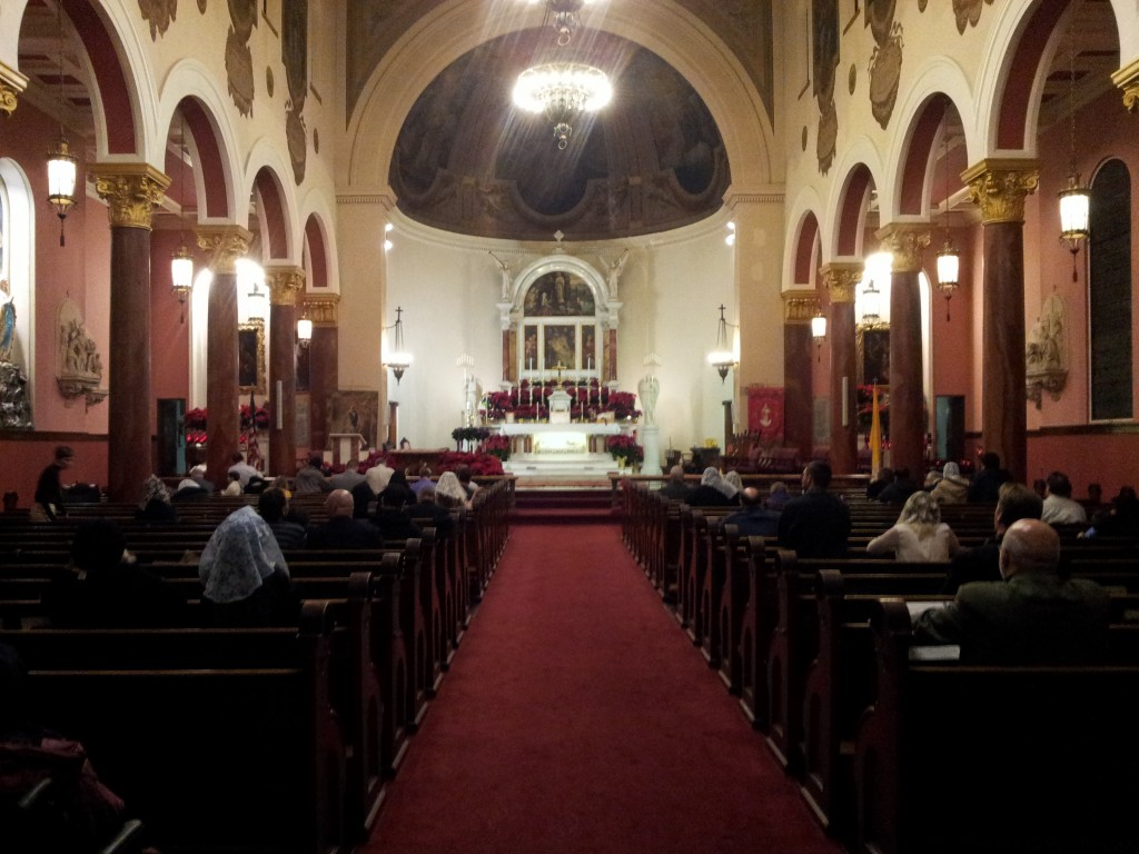 Midnight Mass at Mary Immaculate of Lourdes 2014