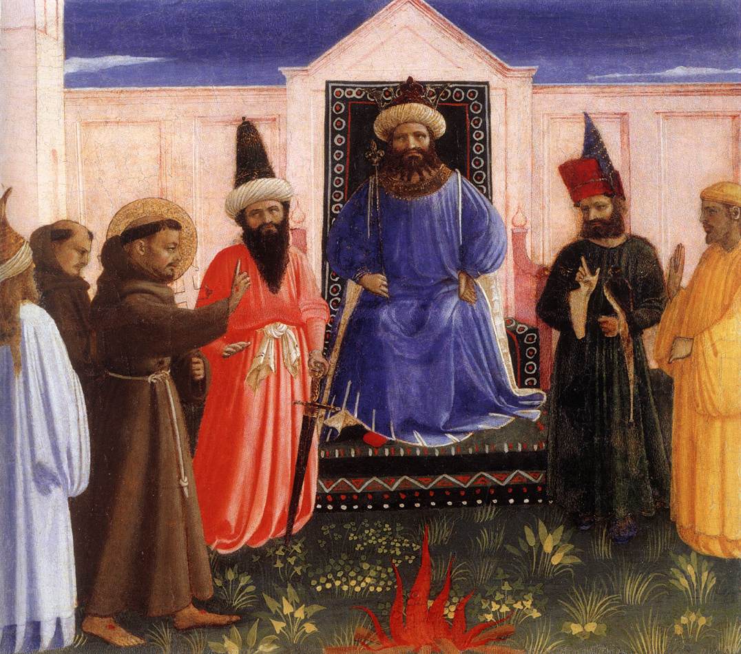 The Trial by Fire of St. Francis before the Sultan