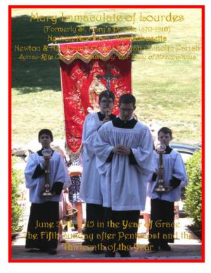 Mary Immaculate of Lourdes Bulletin for the week of June 28, 2015