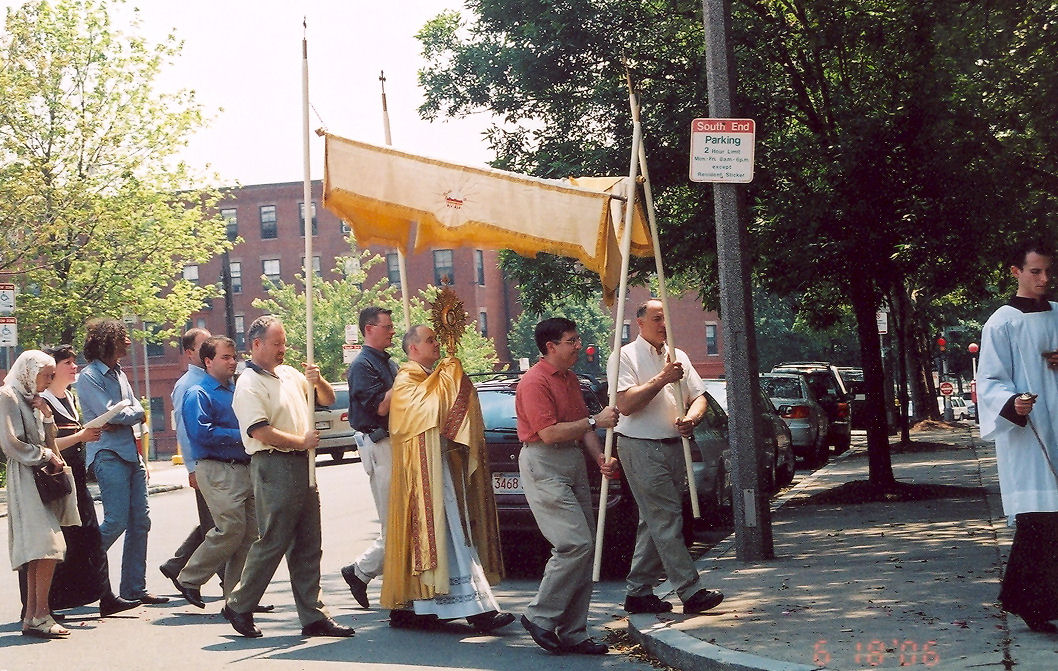 The Procession makes its way through the South End 