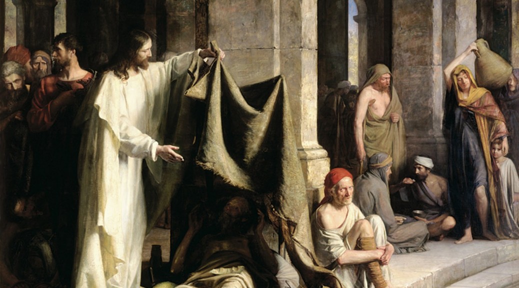 Healing at the Pool of Bethesda by Carl Bloch