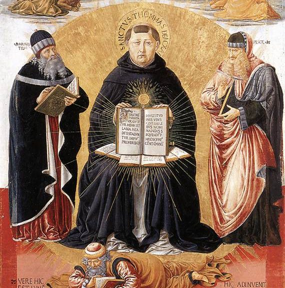 Triumph of St Thomas Aquinas by BenozzoGozzoli