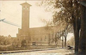 Mary Immaculate of Lourdes Church as it looked at its Dedication (1910).